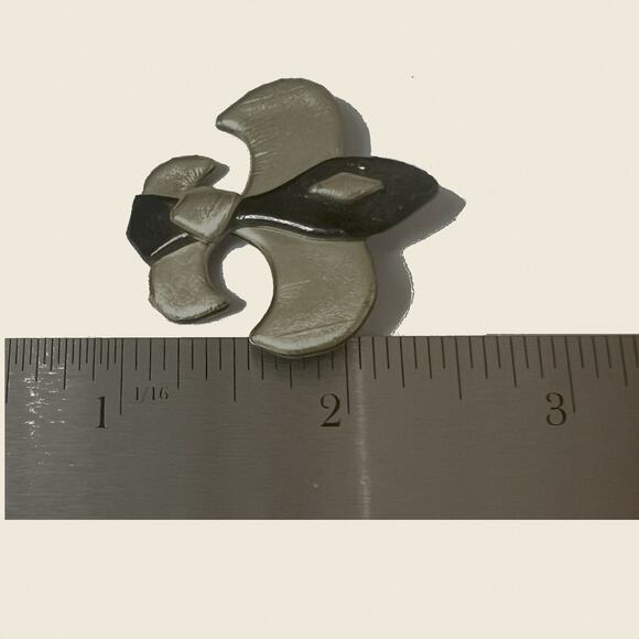 Oscar of New Orleans Fleur-de-Lis Brooch/Pin - Picture 6 of 6